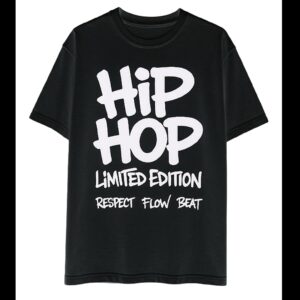 Tee Shirt Hip Hop Unisex Black ( en précommande )