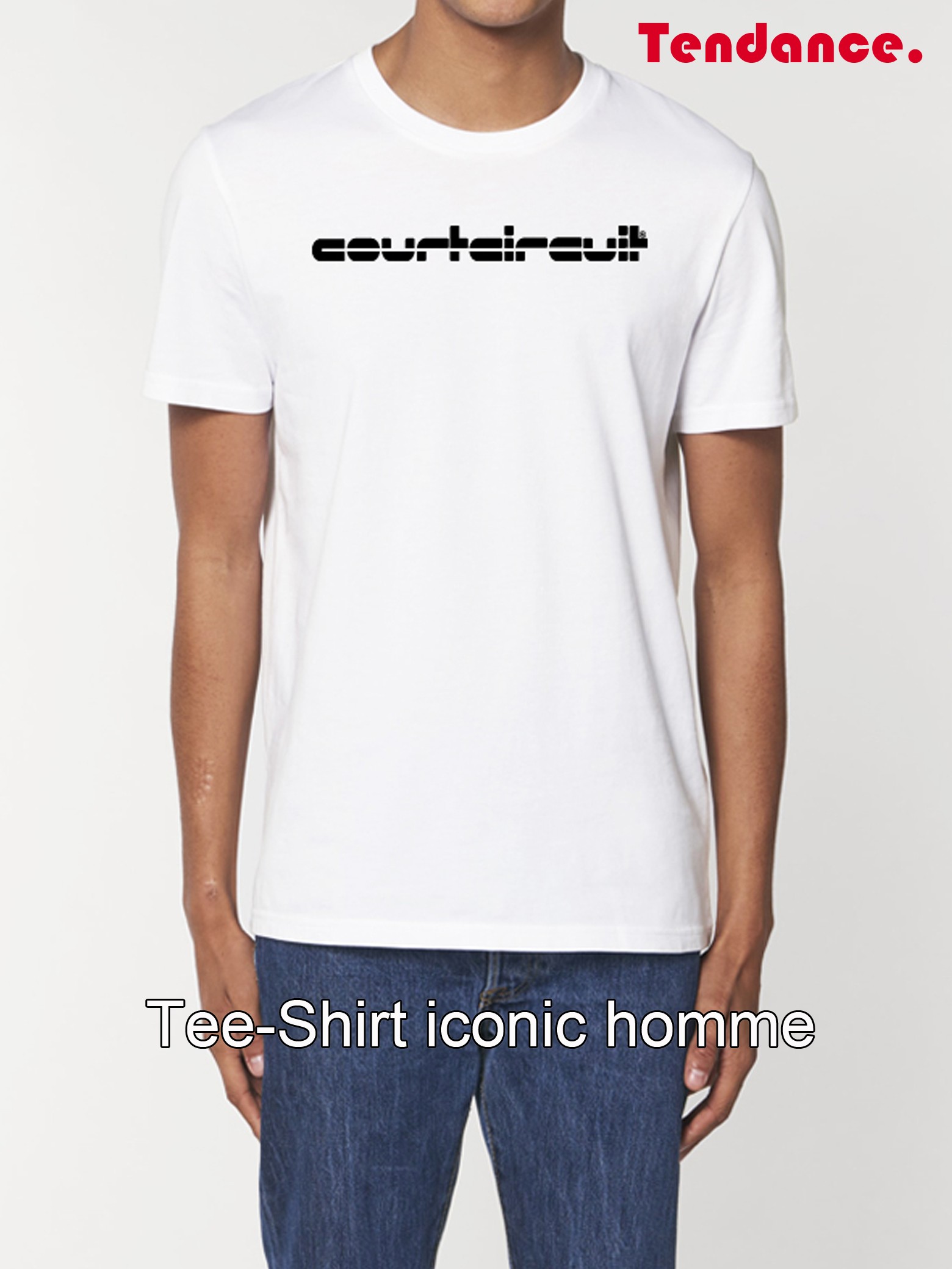 slide ts iconic blanc homme