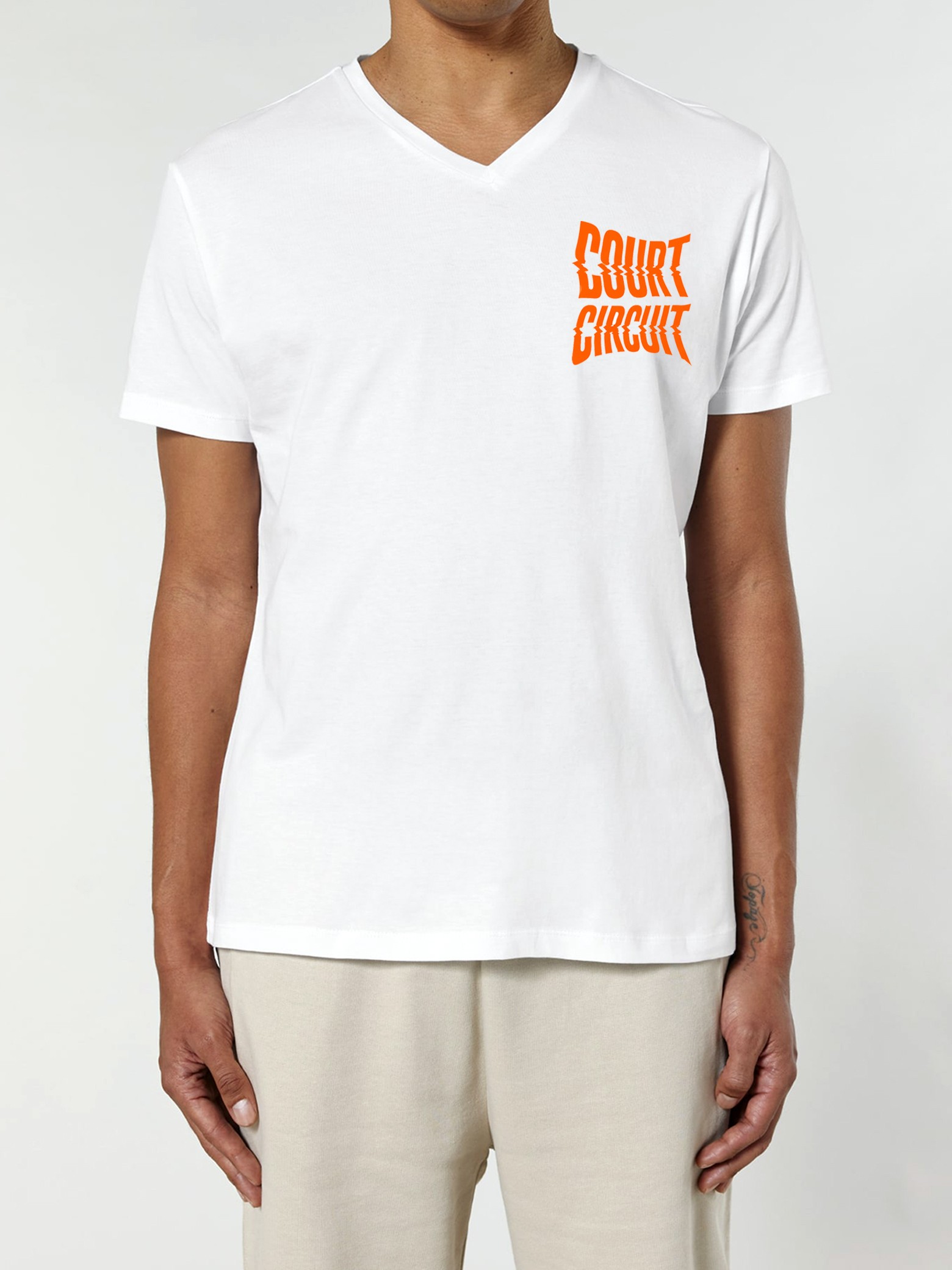 tee shirt col v 26 Marseille homme (2)