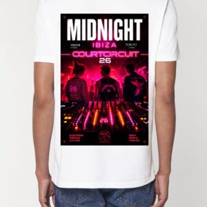 Tee Shirt Midnight Homme blanc ( en précommande )