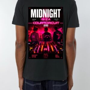 Tee Shirt Midnight col V Homme noir ( en précommande )