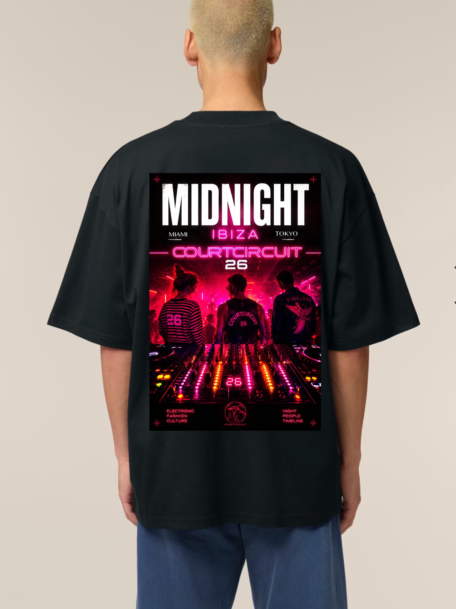 ts midnight oversize noir homme dos
