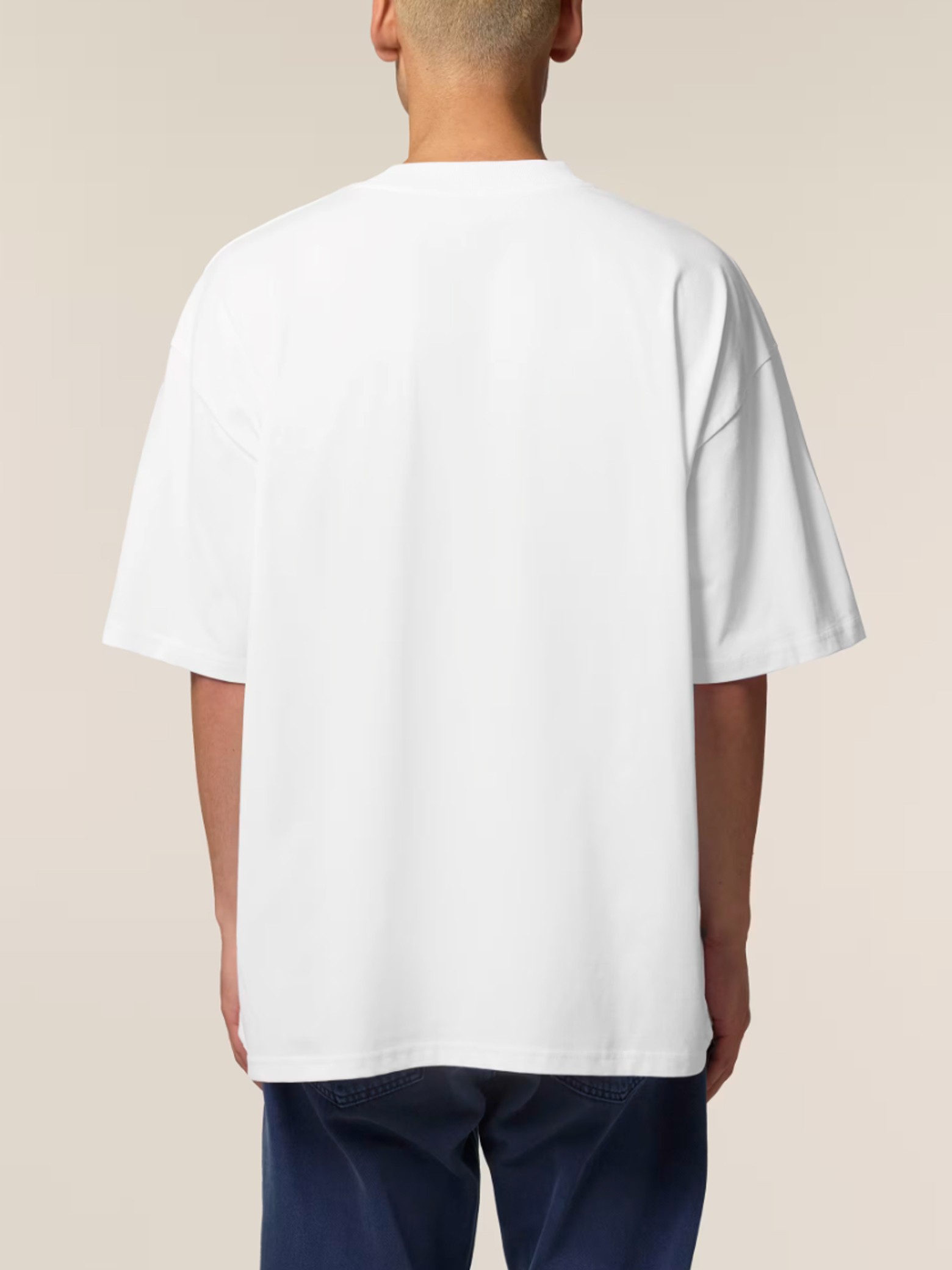 tee shirt 26 oversize hopmme tricolore dos
