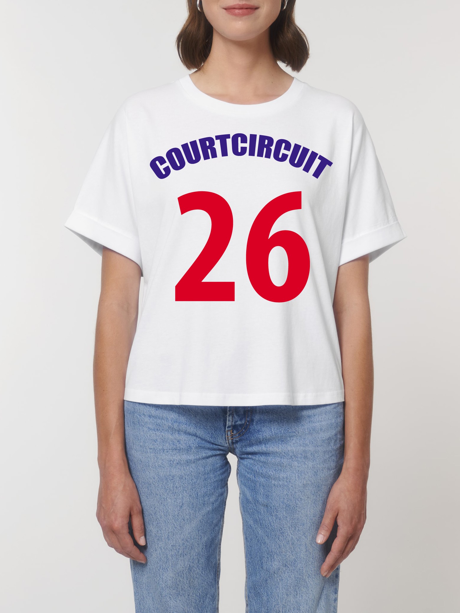 top 26 oversize femme tricolore